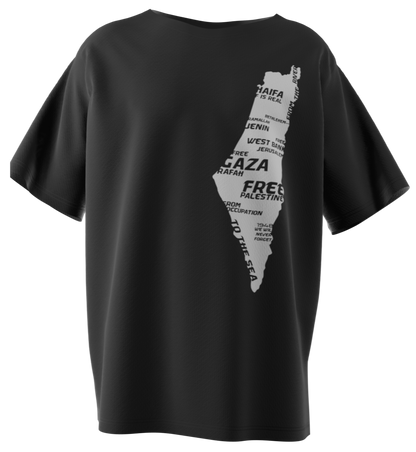 Palestine Map T-shirt