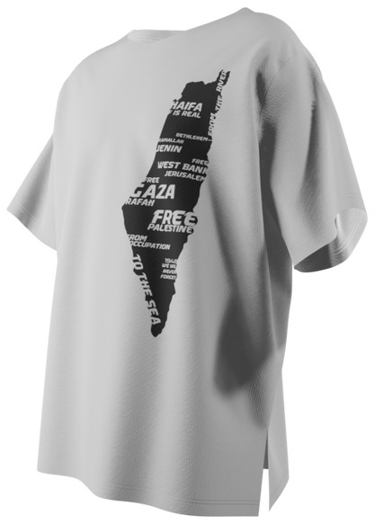 Palestine Map T-shirt